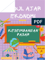 Modul Ajar Ekonomi Kelas X Keseimbangan Pasar