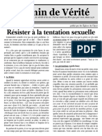 Résister À La Tentation Sexuelle Revue Chemin de Vérité