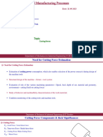 LC - Cutting Force Estimation