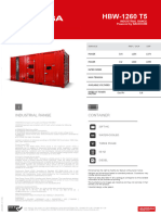 Generator Set Data Sheet HBW 1260 t5 Soundproof English