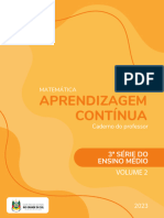 Caderno - 3 Ano em MT Prof - Vol2