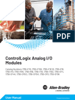 Controllogix Analog I/O Modules: User Manual