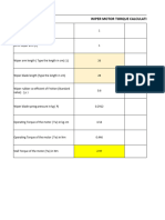 Wiper Motor Torque Calculation