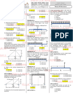 Unit Test 25 - Theory of Structures Answer