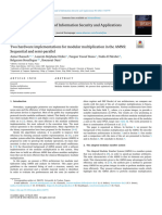 Two Hardware Implementations For Modular Multip - 2021 - Journal of Information