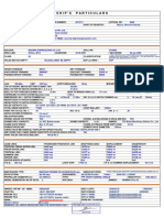 1 Ship's Particulars