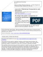 Romao Et Al. (2010) - An Empirical Power Comparison of Univariate Goodness-Of-fit Tests For Normality