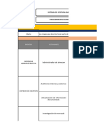 Matriz Riesgos y Oportunidades SGA