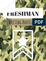 Freshman Writing Bootcamp (Student Workbook)