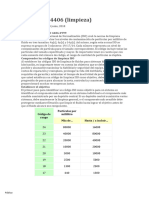 Norma ISO 4406 (Limpieza)