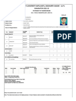 Siddharth University Kapilvastu, Siddharth Nagar - (U.P.) : EXAMINATION 2022-23