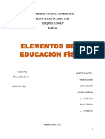 Elementos de La Educacion Fisica