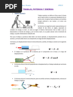 Trabajo, Potencia y Energia