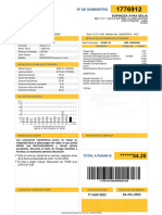 Espinoza Ayra Delia: Importe 2 Últimos Meses Facturados Abr-23 S/ 56.77 May-23 S/ 35.99