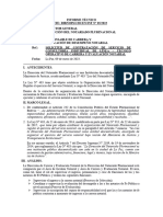 Solicitud de Contratación de Servicio de Consultoría Individual de Línea