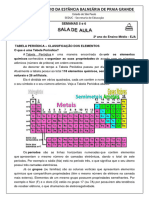 Apostila Tabela Periódica