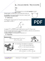 Angles Oriente Et Trigonometrie