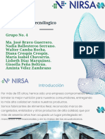 Grupo 4 Sistema Tecnológico Nirsa S.A.