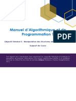 Manuel D'algorithmique Et de Programmation 1