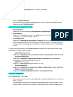 General Biology 2 (Homeostasis)