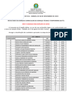 Ato Decisório #016 - Ssmr/6, de 06 de Novembro de 2023: Não É Chamada para Inspeção de Saúde