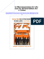 Test Bank For Macroeconomics For Life Smart Choices For All2nd Edition Avi J Cohen