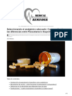 Seleccionando El Analgésico Adecuado Comprendiendo Las Diferencias Entre Paracetamol e Ibuprofeno