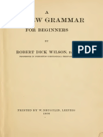 Уилсон Р.Д. Wilson R.D. - A Hebrew Grammar for Beginners - Грамматика Иврита Для Начинающих