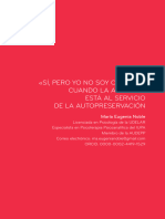 M.E.Noble (2020) - Sí, Pero Yo No Soy Cagón. Cuando La Agresión Está Al Servicion de La Autopreservación