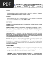 Procedimiento para Mantenimiento Cambio de Bisagras