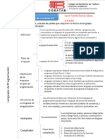 Actividad 6. "Lenguajes de Programación"