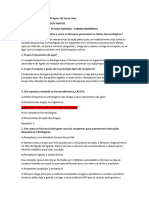 Lista de Exercício - Farmacodinâmica