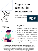 Yoga Como Tecnica de Relaxamento