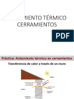 Aislamiento Térmico Cerramientos