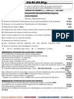 Fiche Travaux Diriges de Chimie P C&D: Année: 2022