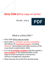 Dirty COW Attack TCS 591 Unit 2