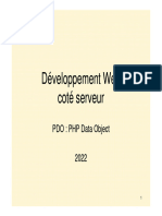 Cours PHP Pdo 2022