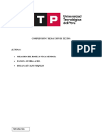 Semana 14 - Tema 01 Tarea - Redacción Preliminar de Un Texto Argumentativo para La PC2