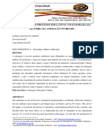 As Animações No Processo Educativo. Um Panorama Da Historia Da Animação No Brasil