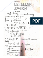 Cauchy Eular Equation