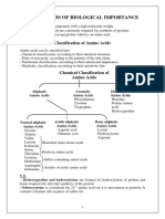 Amino Acid & Protein Chemistry NUB Handout