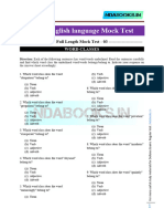 CDS English Full Length Mock Test 03