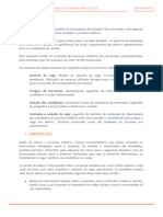 Manual para Seleção de Candidatos