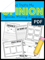 OpinionWritingActivities 1