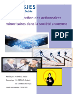 La Protection Des Actionnaires Minoritaires Dans La Sa