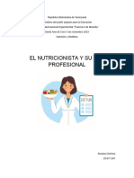 El Nutricionista y Su Rol Profesional Susana Chirinos