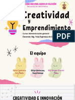 Creatividad y Emprendimiento