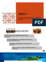 Arts MIMAROPA Handouts