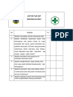 DAFTAR TILIK Rekonsilasi Obat