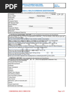 Health Screening